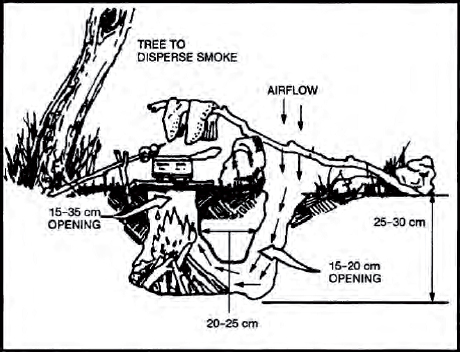 Figure 1-2 Dakota fire hole If you are in a snow-covered area use green logs - photo 6