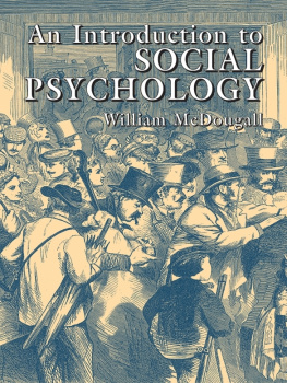 McDougall An Introduction to Social Psychology