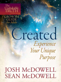 McDowell Sean - Created: experience your unique purpose