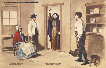 Ben Bays depiction of a 1907 production of Cathleen ni Houlihan 1902 Yeatss - photo 6