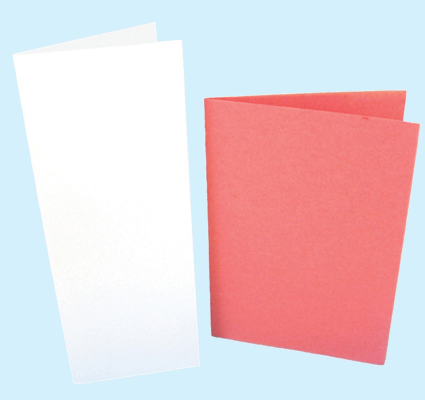 Fold a sheet of white card stock in half lengthwise Fold a sheet of - photo 4