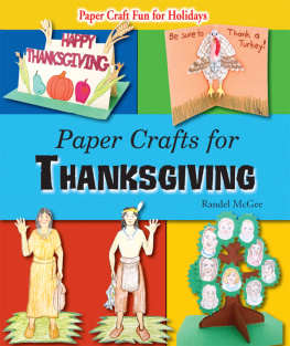 McGee - Paper Crafts for Thanksgiving