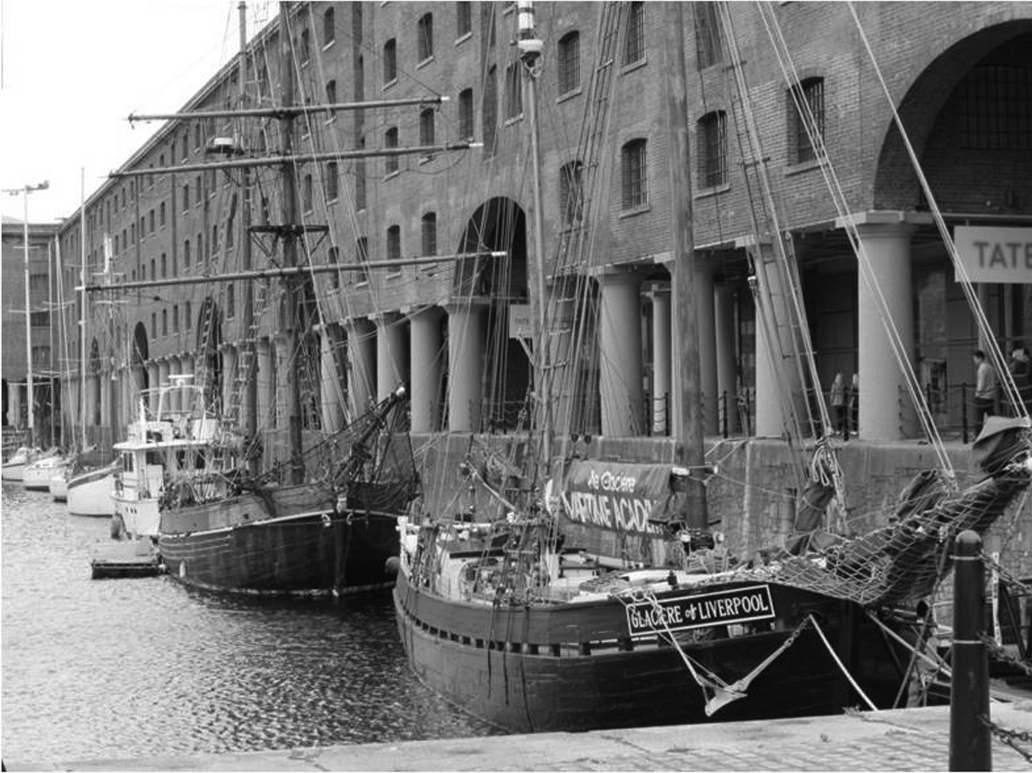 A part of the Albert Dock today The On War Service munition badge The - photo 7