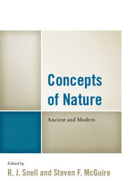 McGuire Steven F. - Concepts of nature: ancient and modern