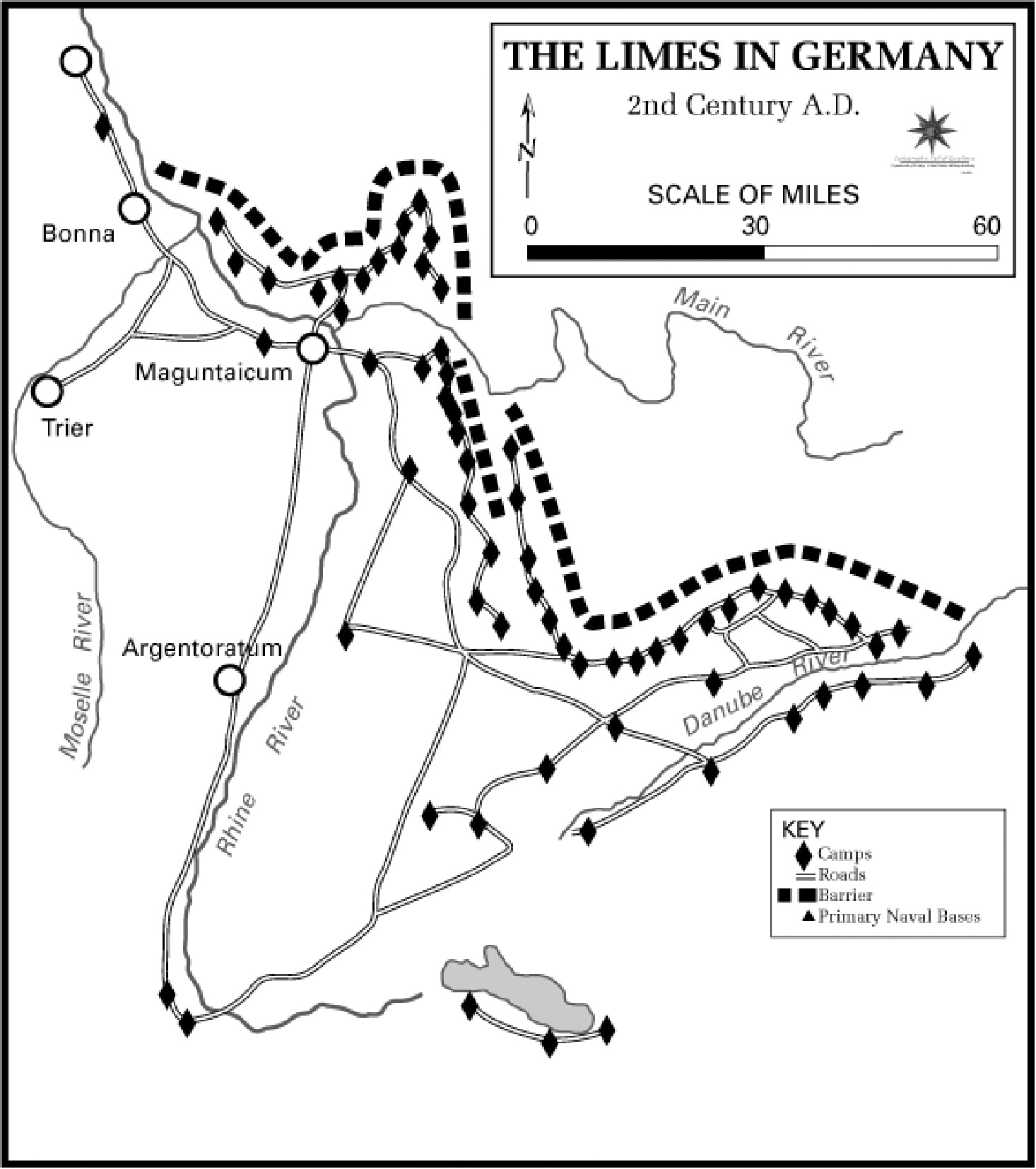 Map 3 The Limes in Germany Second Century ad Wikimedia Commons Map 4 - photo 5