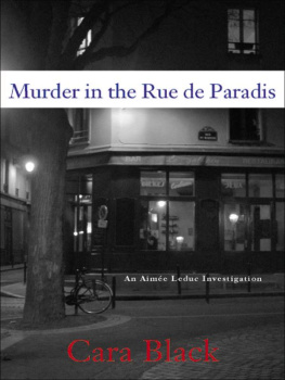 Cara Black - Murder in the Rue de Paradis