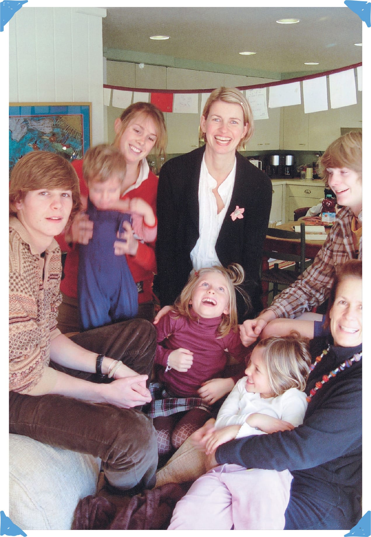 Betsy and her three children with Barbara and her three children celebrating a - photo 5