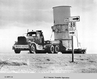 The SL-1 reactor is transferred out of the testing grounds Some believe Jack - photo 1