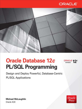 McLaughlin - Oracle Database 12c PL/SQL Programming