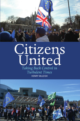 McLeish - Citizens united: taking back control in turbulent times