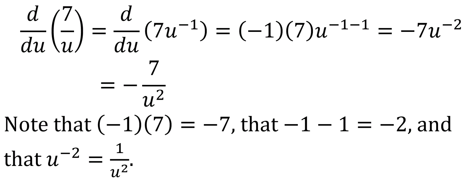 Example Perform the following derivative with respectto x Example - photo 17