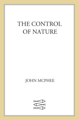 McPhee The Control of Nature