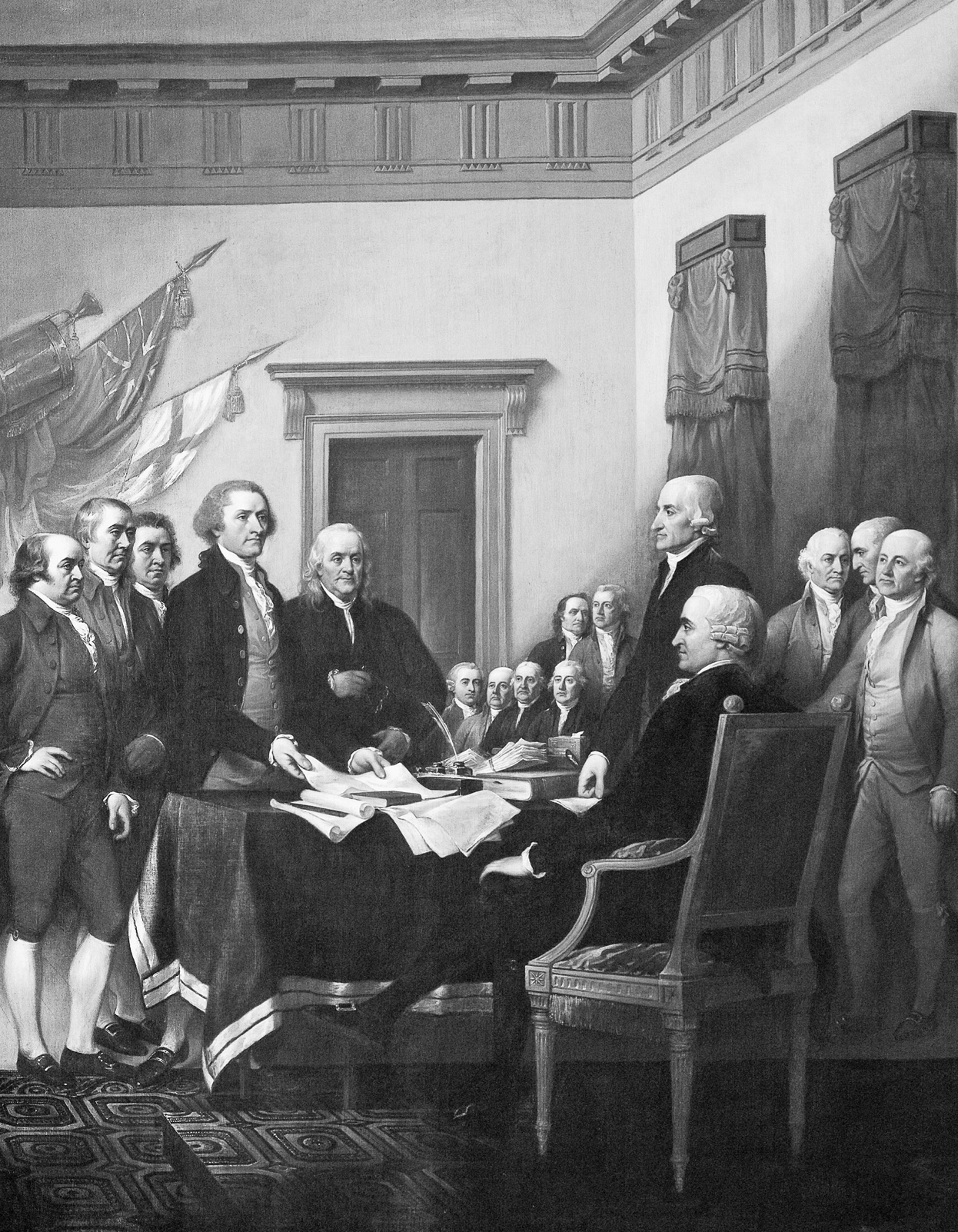 The presentation of the draft of the Declaration of Independence in 1776 as - photo 19