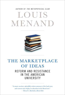 Menand The Marketplace of Ideas