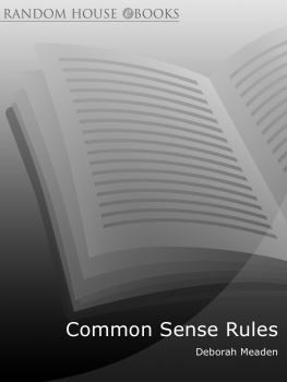 Meaden - Common sense rules: what you really need to know about business