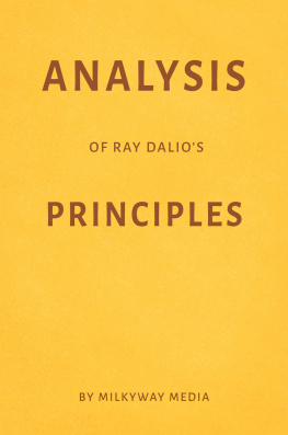 Media - Analysis of Ray Dalios Principles by Milkyway Media