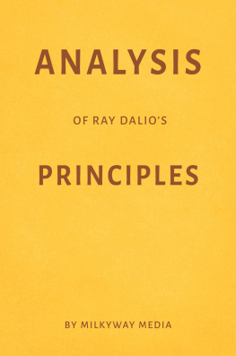 Media Analysis of Ray Dalios Principles by Milkyway Media