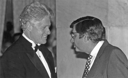 With Bill Clinton at Rashtrapati Bhawan in March 2000 With George W Bush - photo 16