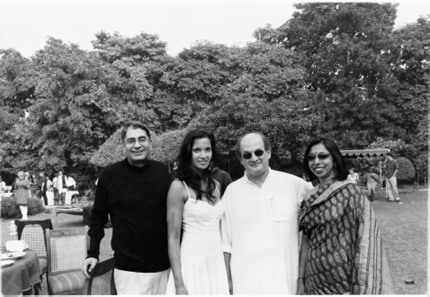 With Salman Rushdie and Padma Lakshmi at William Dalrymples farmhouse 2010 - photo 20