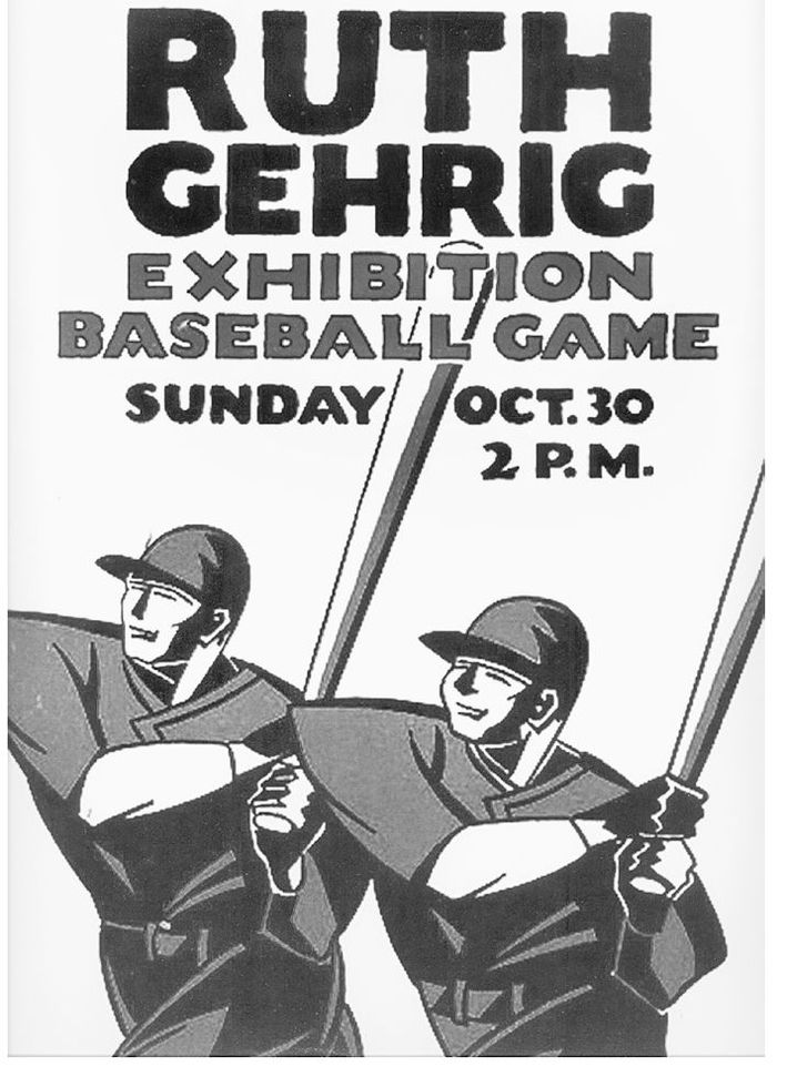 BARNSTORMING This 1920s poster advertises an exhibition game run by baseball - photo 4