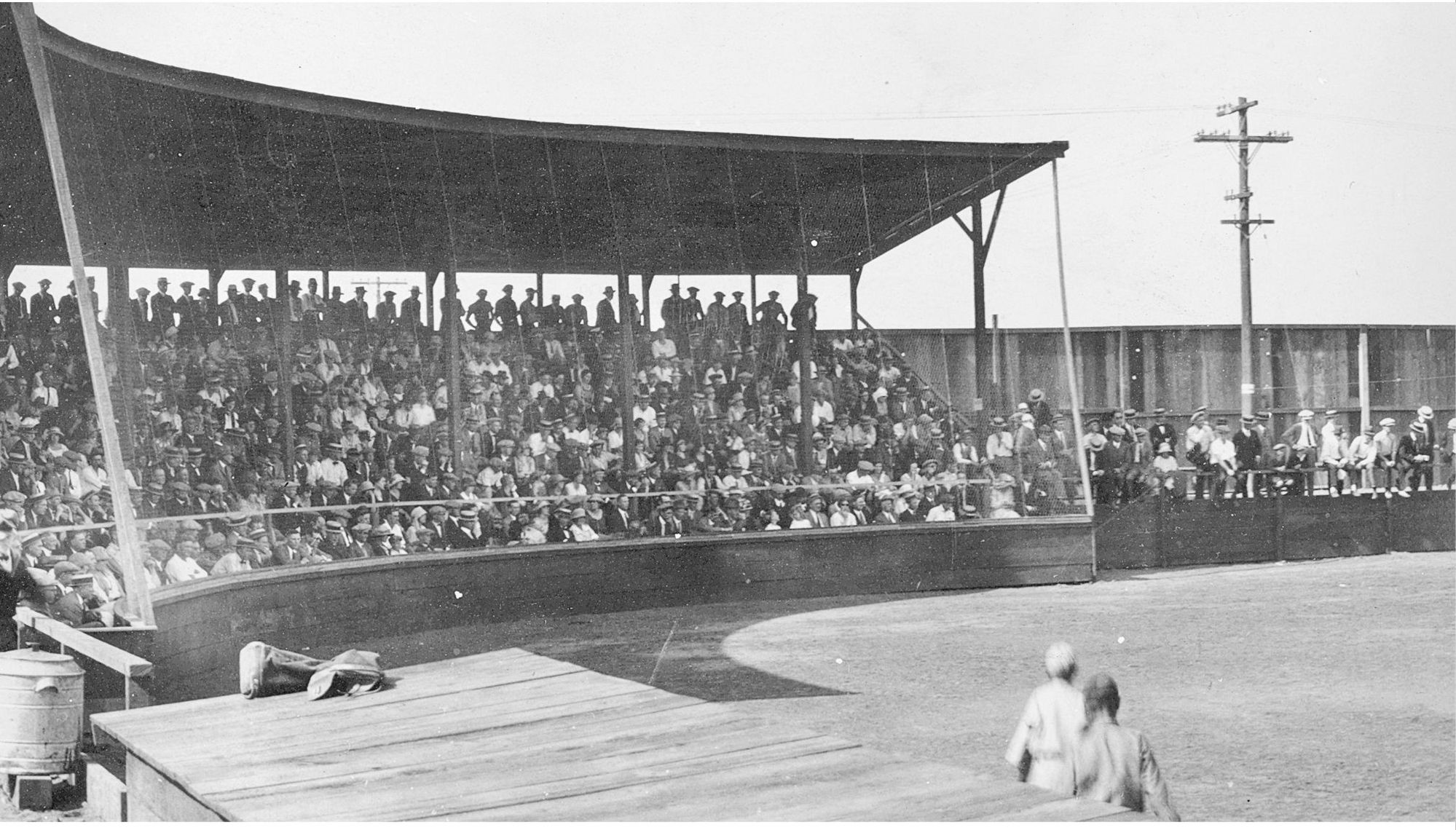 SHELL FIELD CROWD This image of Shell Field is complete with a dugout and - photo 11