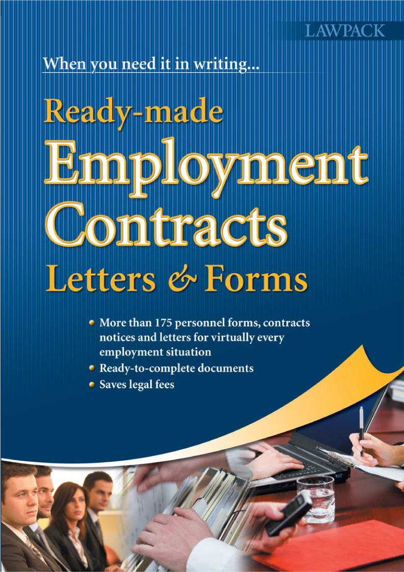 Ready-made Employment Contracts Letters Forms 1st edition 1997 2nd edition - photo 1