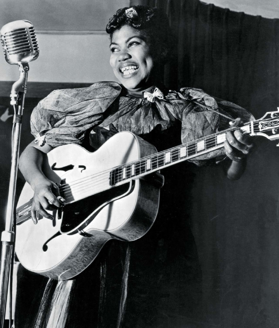 Sister Rosetta Tharpe playing with the Lucky Millinder Orchestra c 1938 - photo 7