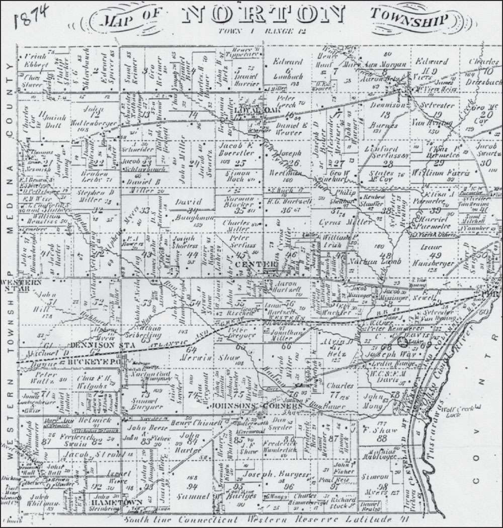 Surveyed by Joseph Darrow in 1810 Norton Township became Town 1 Range 12 in - photo 2