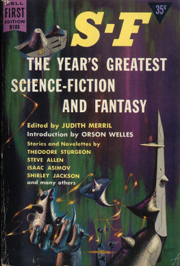 Merril - The Years Greatest Science Fiction & Fantasy 1: [Anthology]