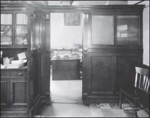 View of the poormasters private office from the waiting room showing the - photo 3