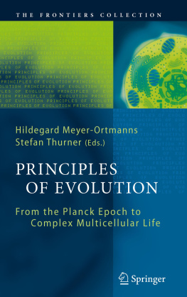 Meyer-Ortmanns Hildegard - Principles of Evolution From the Planck Epoch to Complex Multicellular Life
