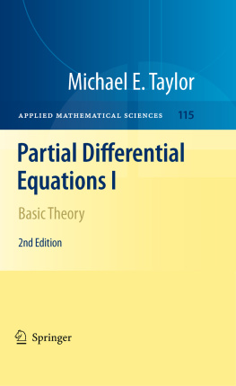 Michael E. Taylor - Partial Differential Equations I