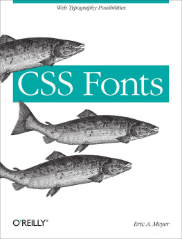 Meyer - CSS Fonts