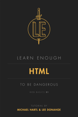 Michael Hartl Learn Enough HTML to Be Dangerous