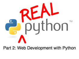 Michael Herman - Real Python Part 2: Web Development with Python