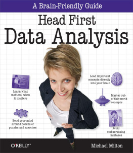Michael Milton - Head First Data Analysis
