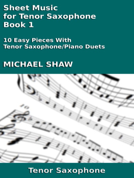 Michael Shaw Sheet Music for Tenor Saxophone: Book 1