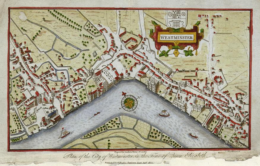 Map of Westminster in Elizabethan times Another view of Elizabethan - photo 11