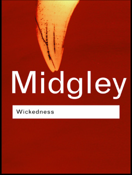 Midgley Dr Mary - Wickedness: a Philosophical Essay