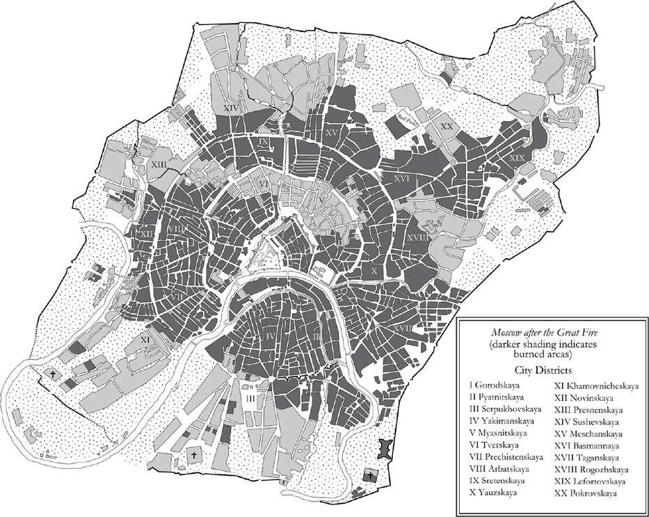 Map 3 Moscow after the Great Fire Map 4 Initial deployment of Allied - photo 3