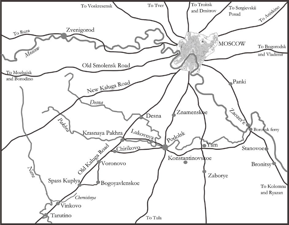 Map 5 Moscow and its environs 1812 Preface It is impossible to express - photo 5