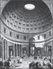 Interior of the Pantheon Rome by Giovanni Paolo Panini or Pannini - photo 4