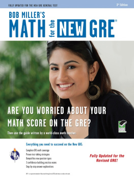 Miller - Bob Millers math for the new GRE