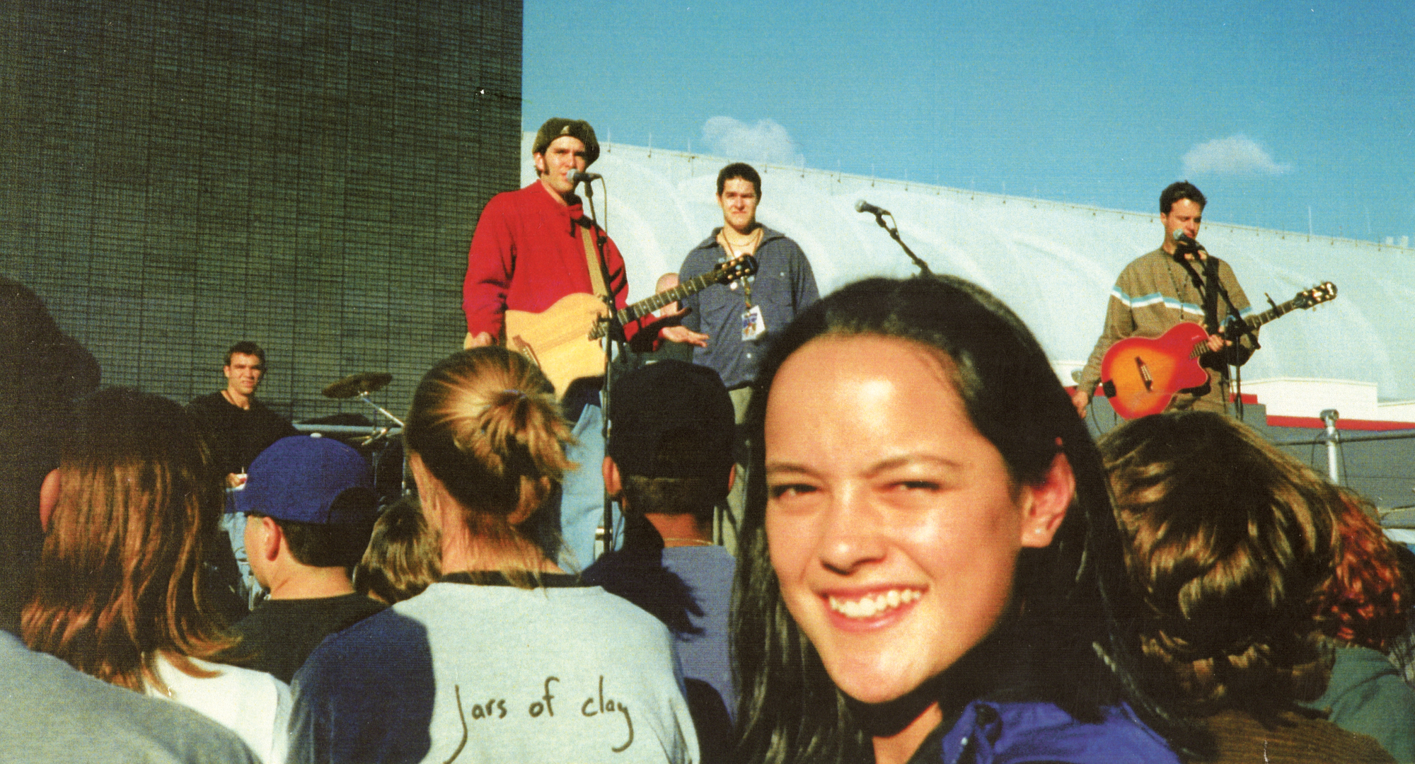 Jena attending a Jars of Clay concert in San Francisco 1997 Meeting Jars - photo 2