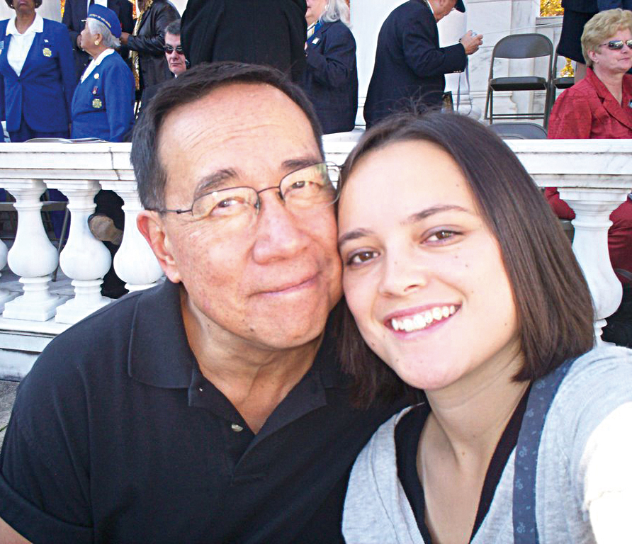 Jena and her dad Gus Lee celebrating Veterans Day in Washington DC James - photo 19