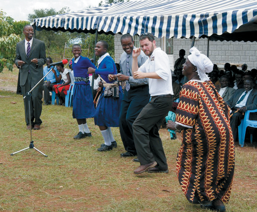 James and the Ochieng brothers left Fred Ochieng in dark suit right Milton - photo 28