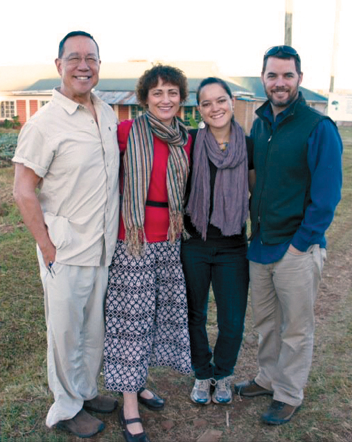 Jenas parents visit Lwala left to right Gus Lee Diane Elliott-Lee Jena - photo 29