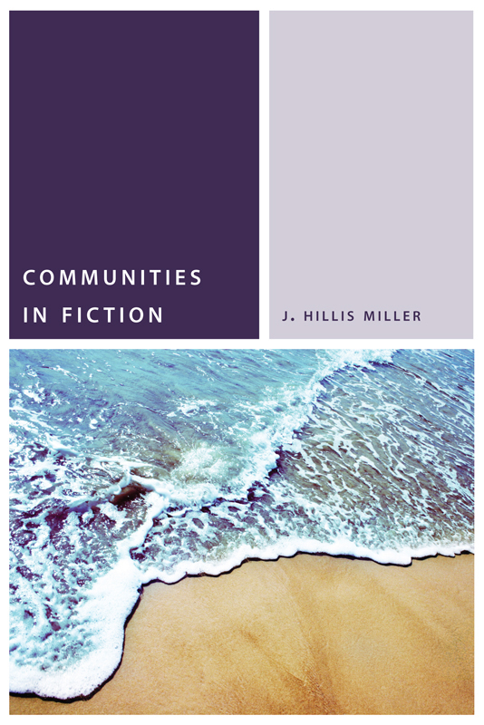 COMMUNITIES IN FICTION COMMONALITIES Timothy C Campbell series editor - photo 1