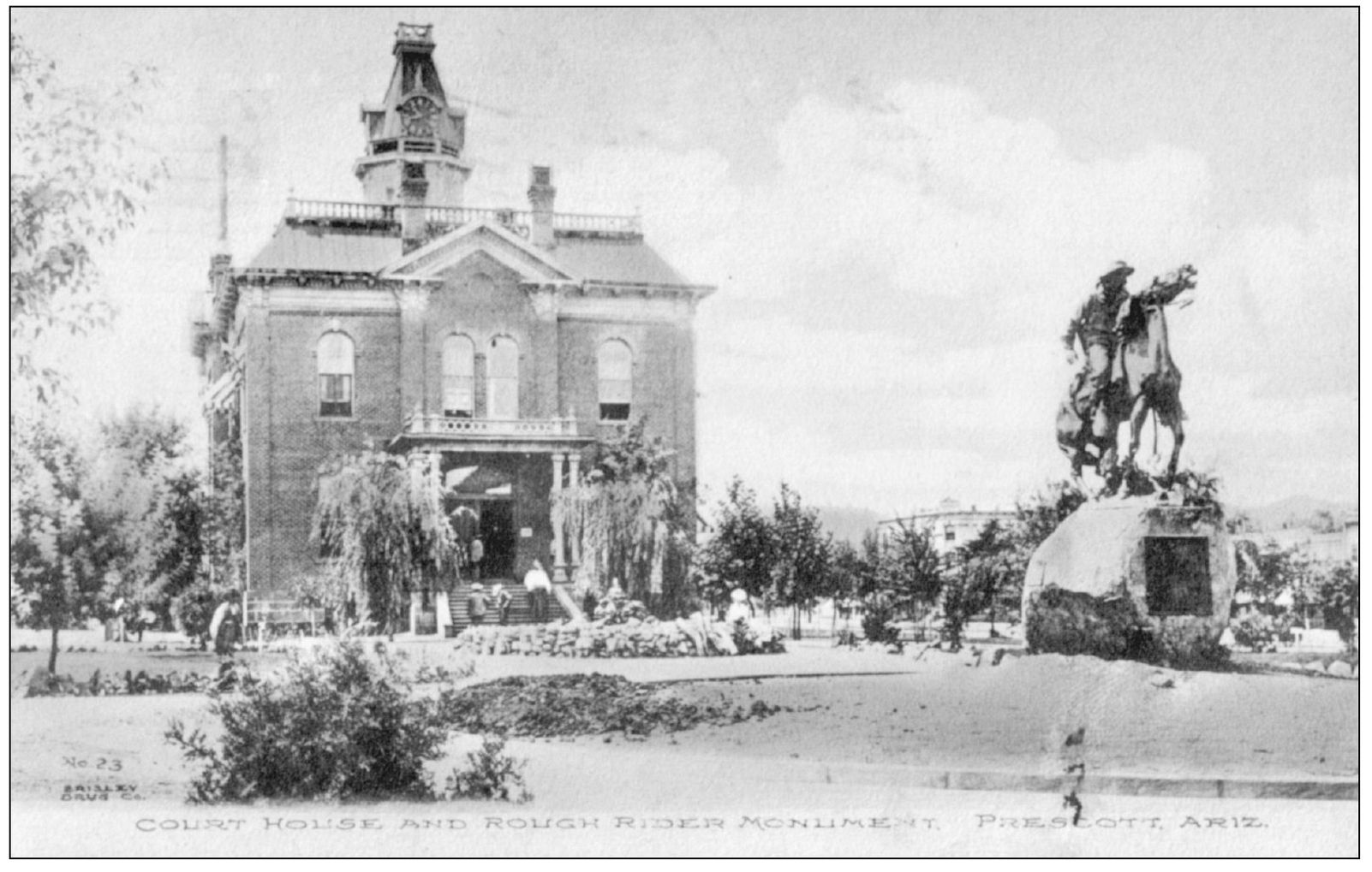 COURTHOUSE AND ROUGH RIDER MONUMENT C 1908 Capt James McClintock spoke at - photo 5