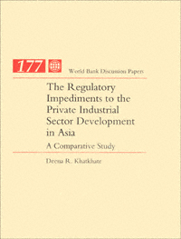 title The Regulatory Impediments to the Private Industrial Sector - photo 1